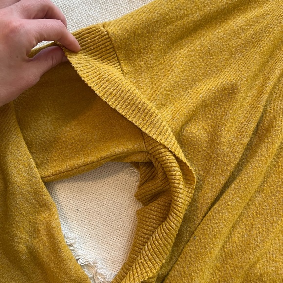 Anthropologie mustard yellow sweater - Picture 6 of 9